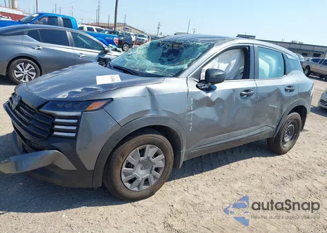 2025 Nissan Kicks S Fwd from USA, damaged, VIN 3N8AP6BA5SL359346